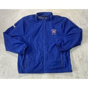 Polo Golf Full Zip Windbreaker Jacket Blue Packable Erin Hills Men's Sz 2XL